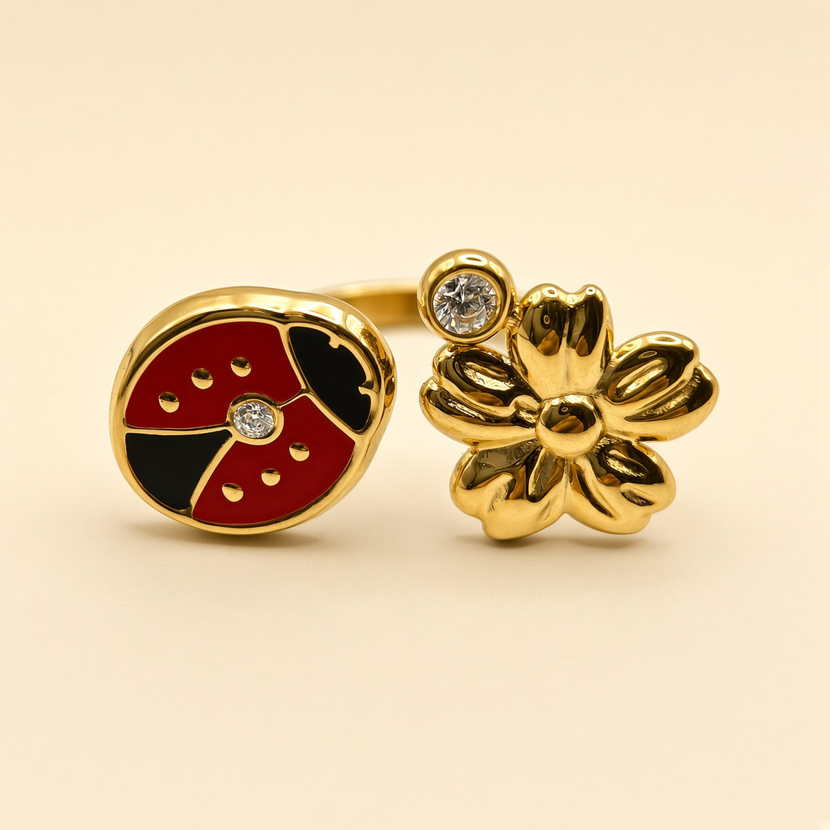 Bague ajustable - Mariquita
